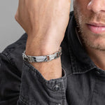 Personalized Men's Name and Date Bracelet