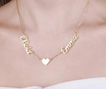 Personalized Heart Symbol Name Necklace