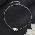 Initial Letter Anklet 18k Gold Plated Anklet Customized Sainless Steel Letter Anklet For Women Personalized DIY Jewelry Gift