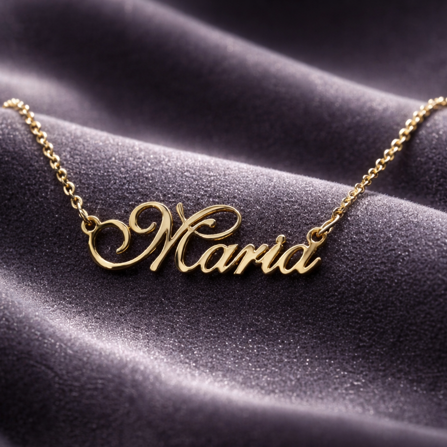 Personalized Classic Cursive Necklace - Limitless Jewellery