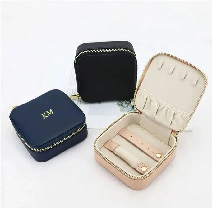 Personalized Monogram Rings and Earrings Storage box