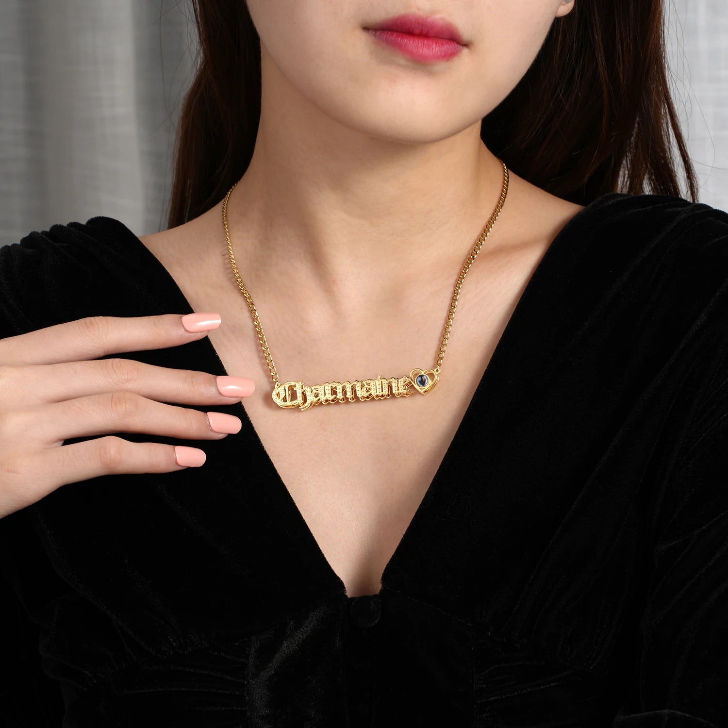 Personalized Double Layer Name Necklace
