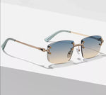The Sky - Rimless Square Sunglasses