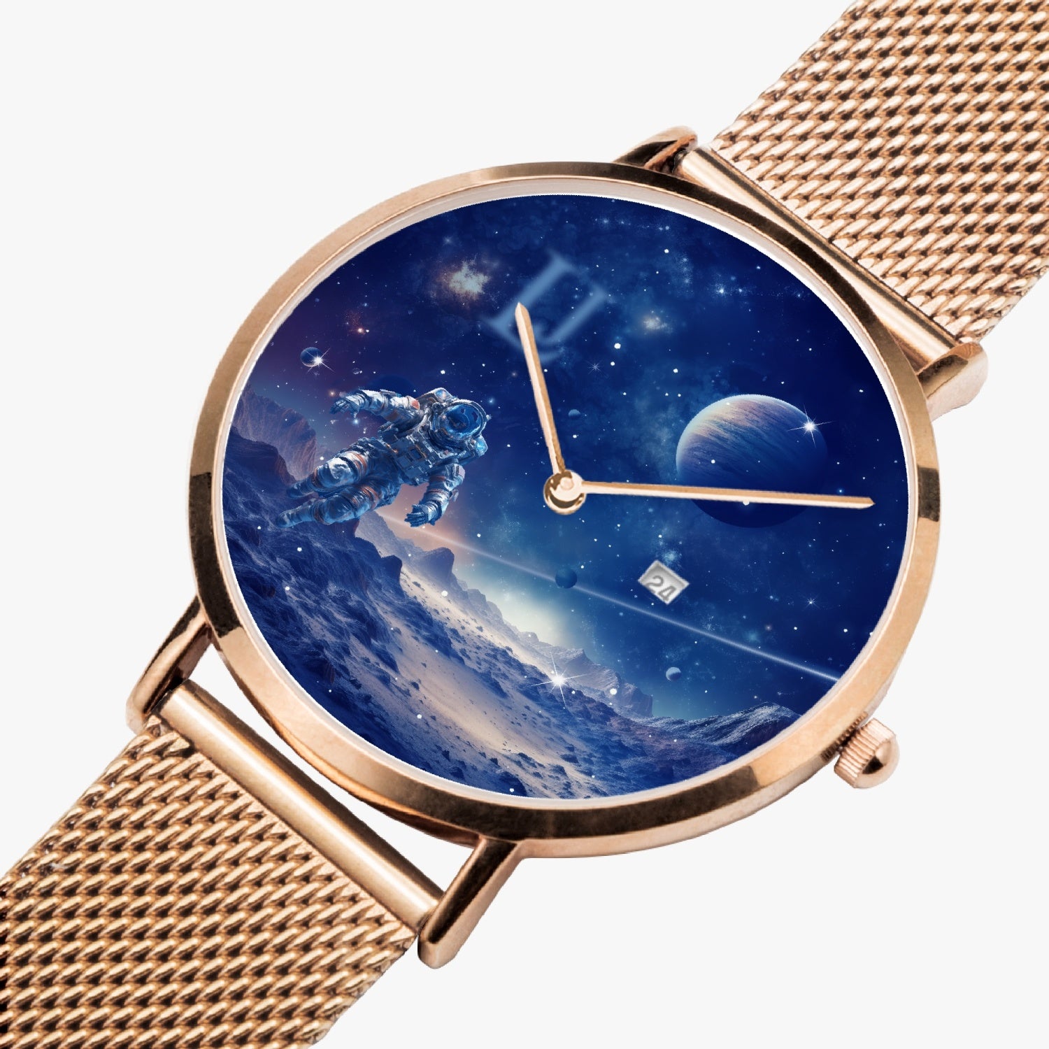 Space Galaxy Astronaut Watch