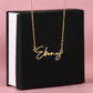 Personalized Classic Signature Necklace