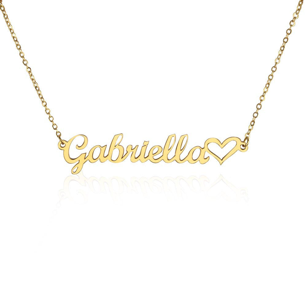 Personalized Classic Heart Necklace