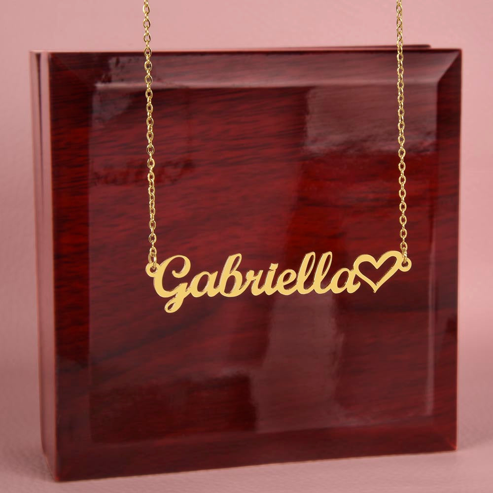 Personalized Classic Heart Necklace