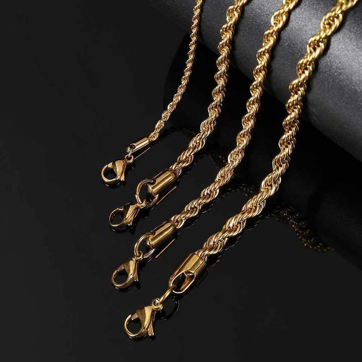 Twist Chain Necklace - 2mm