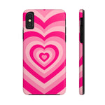 Pink Hearts iPhone Case