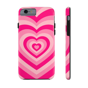 Pink Hearts iPhone Case