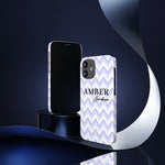 Personalized Purple Wavy iPhone Case