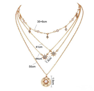 Moon Star Choker Necklace