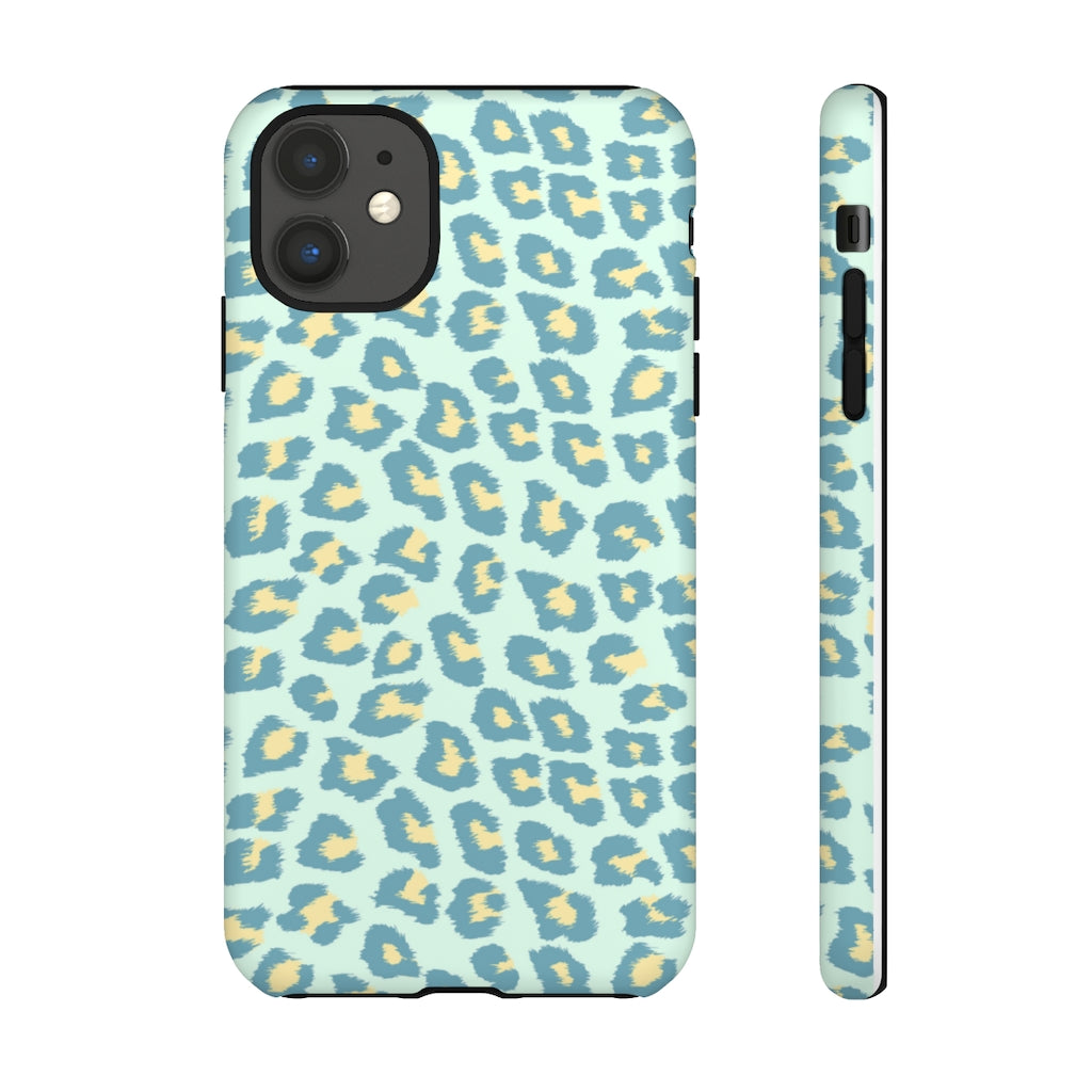 Green Cheetah Leopard Phone Case