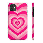 Pink Hearts iPhone Case