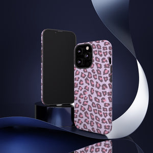 Purple Cheetah Tough Iphone Case