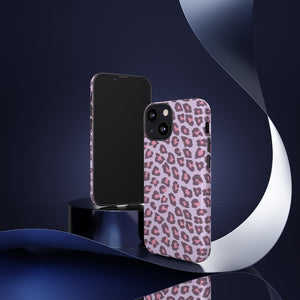 Purple Cheetah Tough Iphone Case