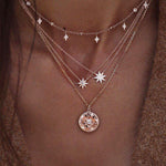 Moon Star Choker Necklace