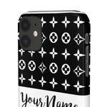 Personalized Floral Print Phone Case