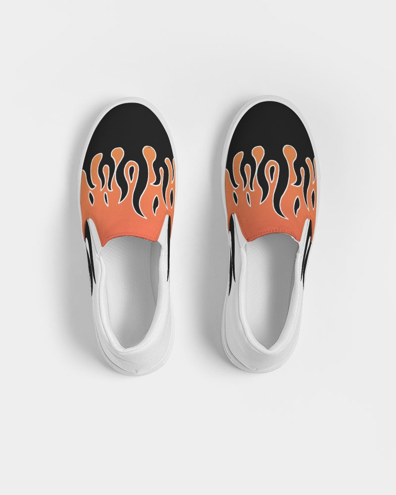 Flame Slip On Shoes Men's Slip-On Canvas Shoe