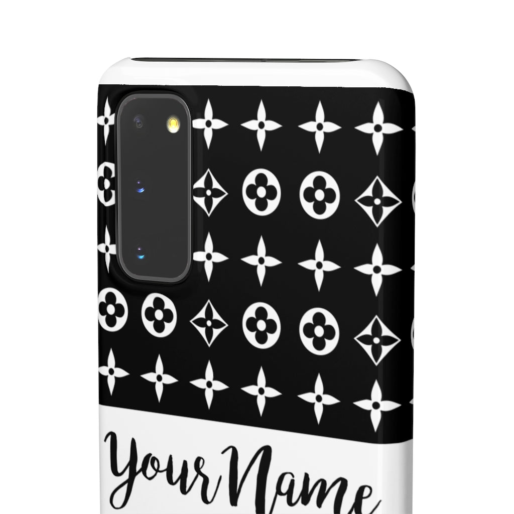 Personalized Floral Print Phone Case - Limitless Jewellery