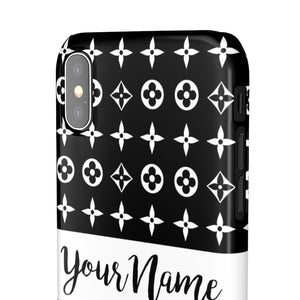 Personalized Floral Print Phone Case