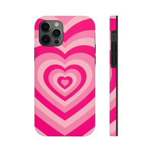 Pink Hearts iPhone Case