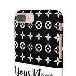 Personalized Floral Print Phone Case
