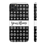 Personalized Floral Print Phone Case