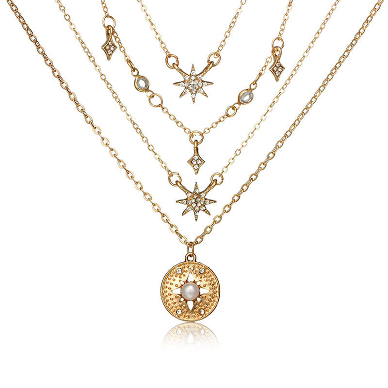 Moon Star Choker Necklace - Limitless Jewellery