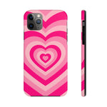 Pink Hearts iPhone Case