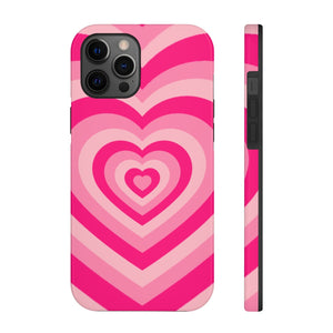 Pink Hearts iPhone Case
