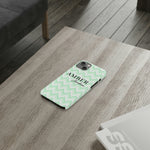 Wavy Green iPhone Case