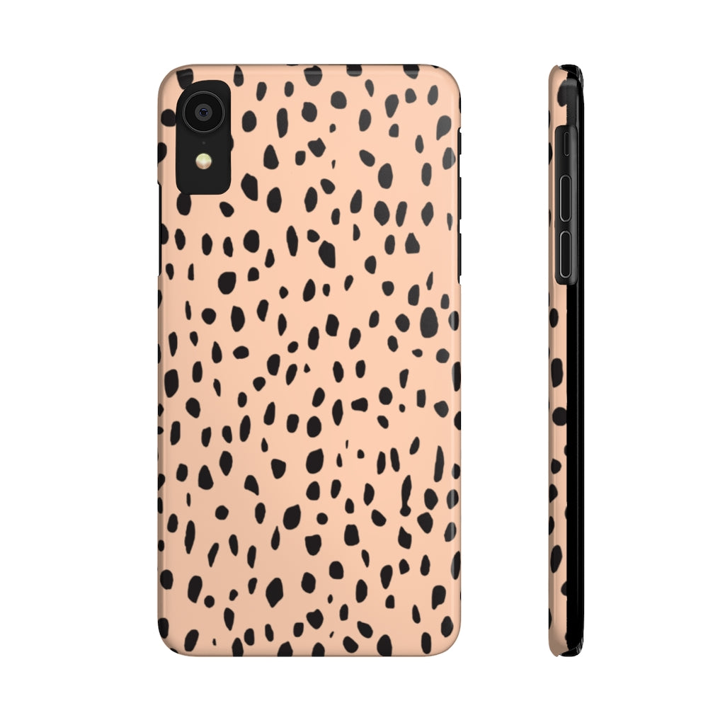 Cheetah Case Mate Slim Phone Case
