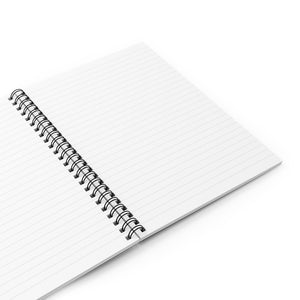 Personalized Floral Print Spiral Notebook - Ruled Line