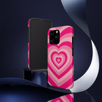 Pink Hearts iPhone Case