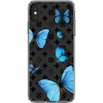 Butterfly Floral Transparent Iphone Case