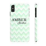 Wavy Green iPhone Case
