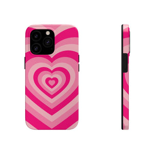 Pink Hearts iPhone Case