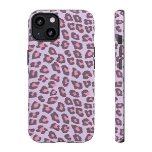 Purple Cheetah Tough Iphone Case