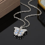 Custom Butterfly Photo Necklace