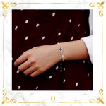 Blue Crystal Lucky Bracelet - Limitless Jewellery