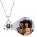 Heart Projection Photo Necklace