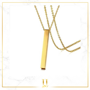 Personalized Bar Necklace - Limitless Jewellery