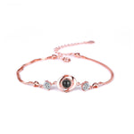 Heart Projection Photo Bracelet