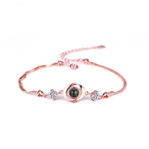 Heart Projection Photo Bracelet