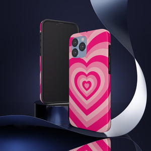 Pink Hearts iPhone Case
