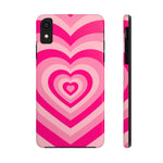 Pink Hearts iPhone Case