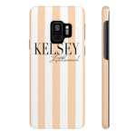 Personalized Peach La Mode iPhone Case