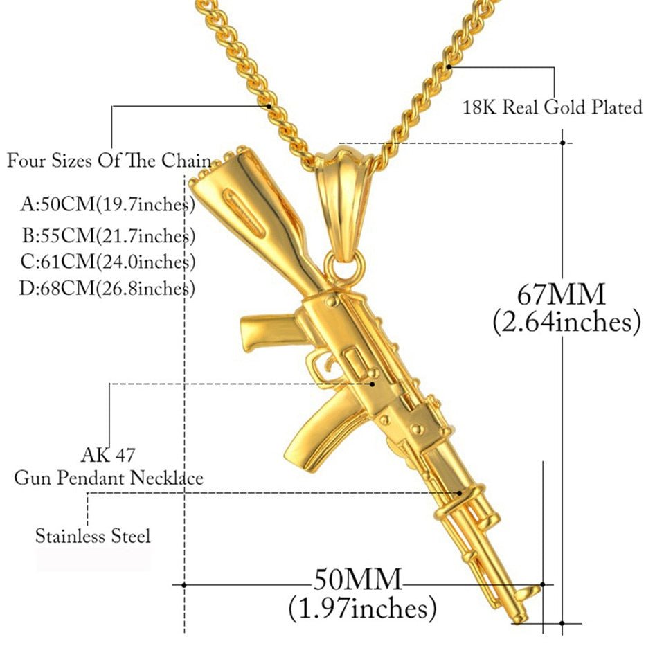 AK47 V2 Necklace - Limitless Jewellery