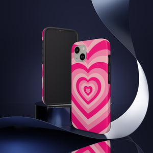 Pink Hearts iPhone Case